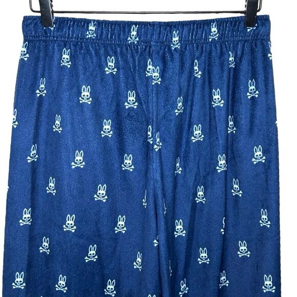 Psycho Bunny Men’s Logo Print Pajama/Lounging Pants Navy Blue Size Medium - Picture 5 of 7
